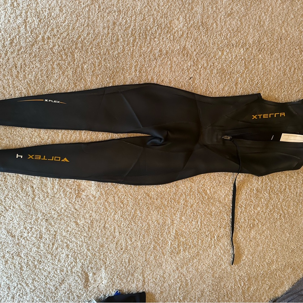Men's Black Wetsuit trisuit